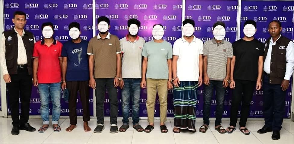 কিশোরগঞ্জের ৪ জন সহ অনলাইন জুয়ার ৮ জন এজেন্ট গ্রেফতার, প্রতি দিন লেনদেন ২ কোটি টাকা,