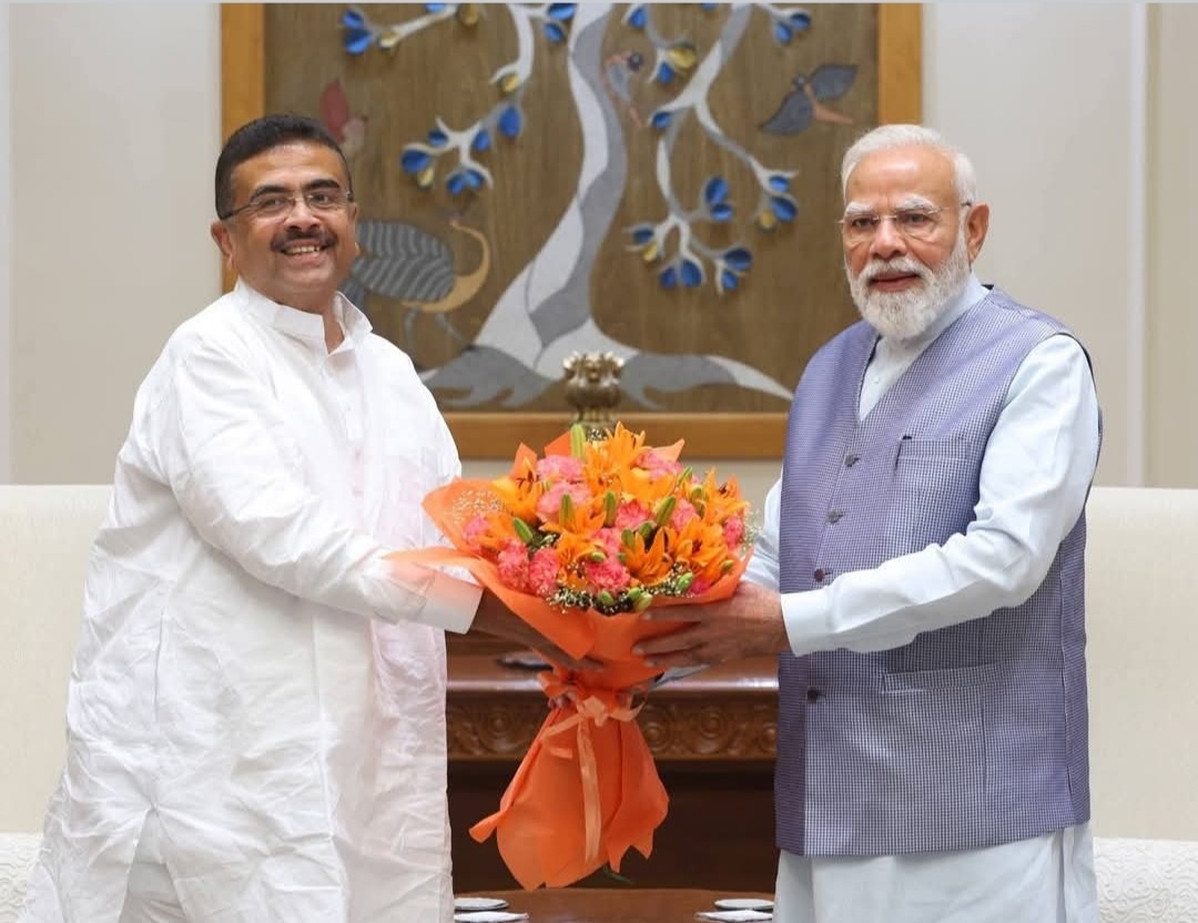 পশ্চিম বাংলার সার্বিক উন্নয়ন নিয়ে দিল্লিতে প্রধানমন্ত্রী নরেন্দ্র মোদীর সঙ্গে সাক্ষাৎ করেন পশ্চিম বাংলার মুখ্যমন্ত্রী শুভেন্দু অধিকারী