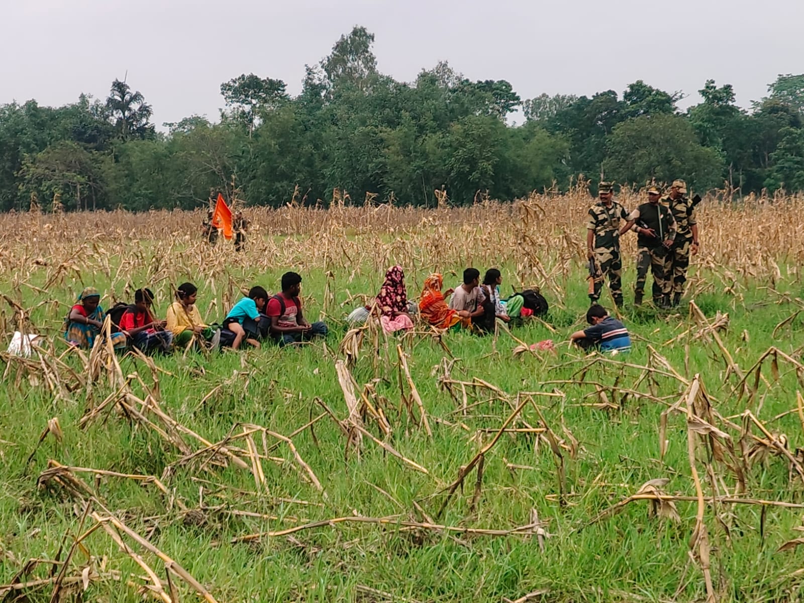 পাটগ্রাম সীমান্তে বিএসএফ এর পুশইন চেষ্টা ব্যর্থ, সর্তক অবস্থানে বিজিবি