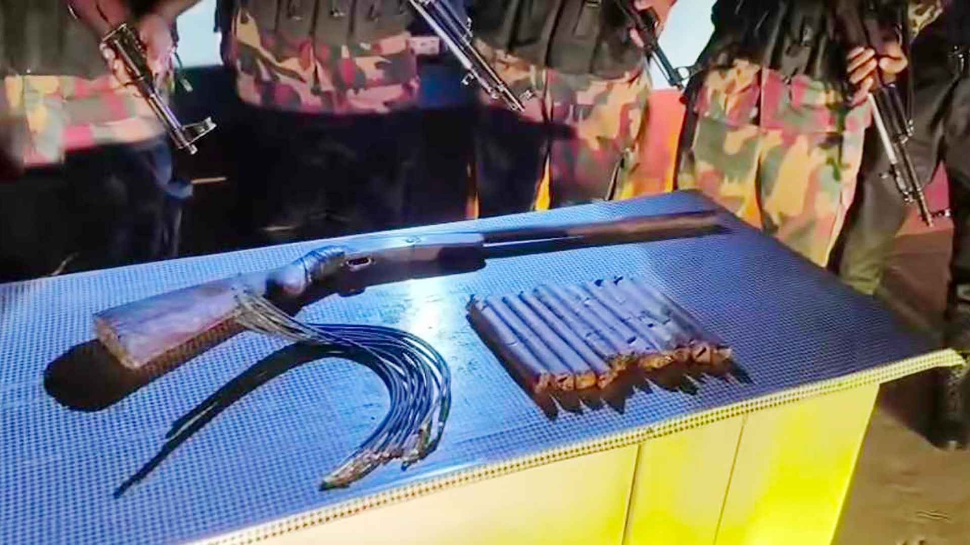 সিলেট সীমান্তে অভিযান, আগ্নেয়াস্ত্রসহ ১১ ডেটোনেটর উদ্ধার