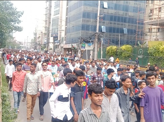 অপরাজনীতি বন্ধের দাবিতে রাজধানীতে যুবদলের বিক্ষোভ মিছিল