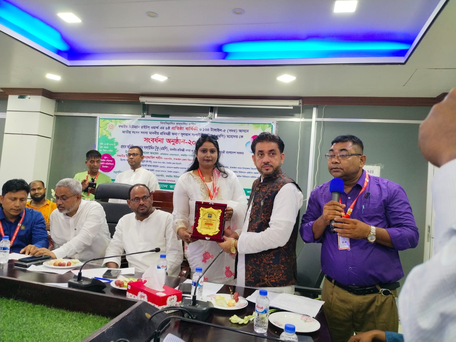 টাঙ্গাইলে কম্বাইন্ড হিউম্যান রাইটস ওয়ার্ল্ড-এর ৬ষ্ঠ প্রতিষ্ঠাবার্ষিকী পালিত