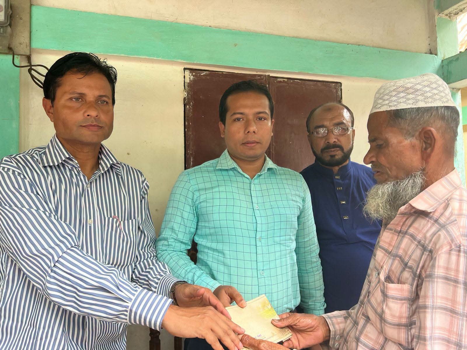 কাতারে নিহত ৫ প্রবাসীর পরিবারের পাশে কানাইঘাট উপজেলা প্রশাসন