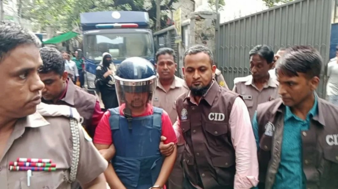 গাইবান্ধার ৮১ ফুট উঁচু রামমূর্তি নির্মাণ অর্থ পাচার মামলায় গ্রেপ্তারের পর রিমান্ডে হরিদাস