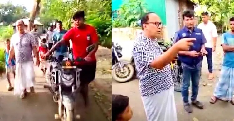 কুমিল্লা লুঙ্গি পরেই মাদককারবারিদের ধাওয়া দিলেন এমপি