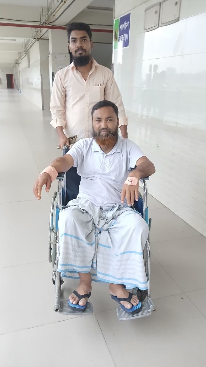 যাত্রী কল্যাণ সমিতির মহাসচিবের এনজিওগ্রাম সফলভাবে সম্পন্ন