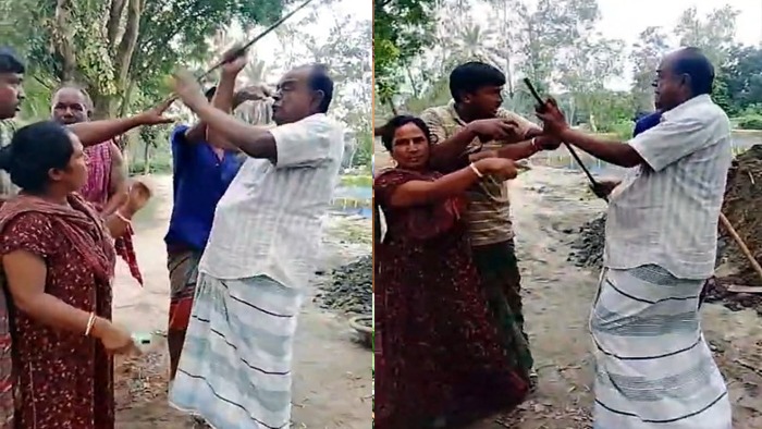 টাঙ্গাইলের মির্জাপুরে নারীসহ কয়েকজনকে পেটালেন ইউপি চেয়ারম্যান, ভিডিও ভাইরাল
